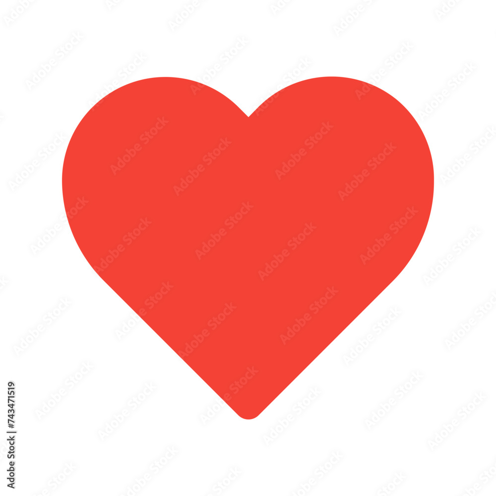 heart flat icon