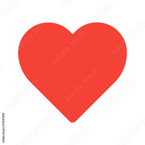 heart flat icon