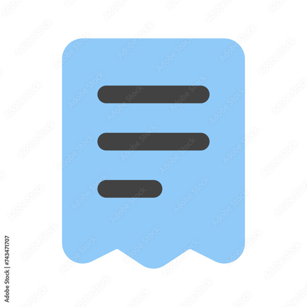 invoice flat icon