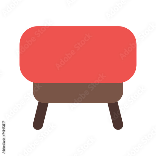 ottoman flat icon