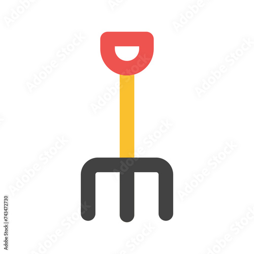 pitchfork flat icon