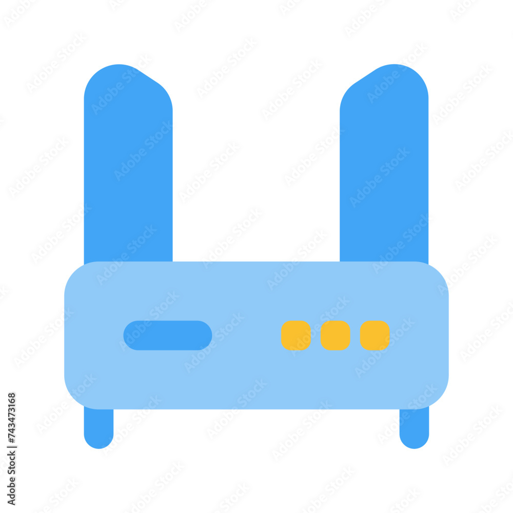 router flat icon router flat icon