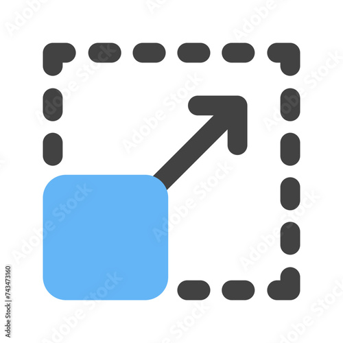 resize flat icon