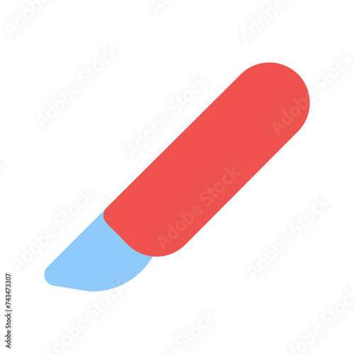 scalpel flat icon