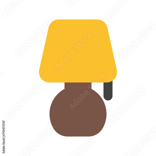 Wallpaper Mural table lamp flat icon Torontodigital.ca