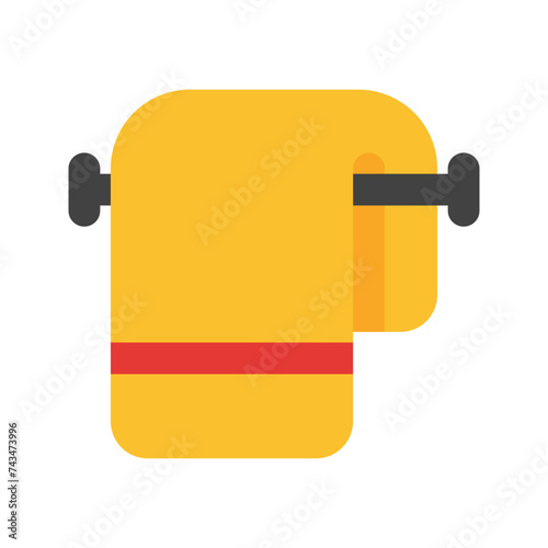 towel flat icon