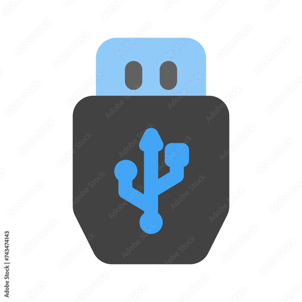 usb flat icon usb flat icon