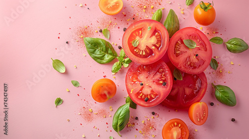 Fresh Vegetarian Salad food isolated on natural background  for healthy food  detox and healthy life