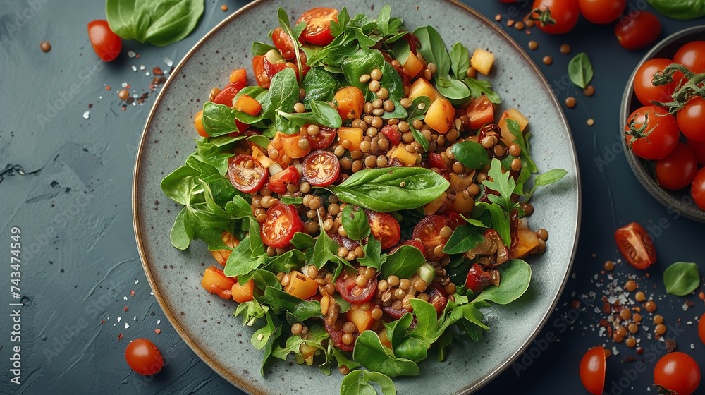 Fresh Vegetarian Salad food isolated on natural background, for healthy food, detox and healthy life Fresh Vegetarian Salad food isolated on natural background, for healthy food, detox and healthy life