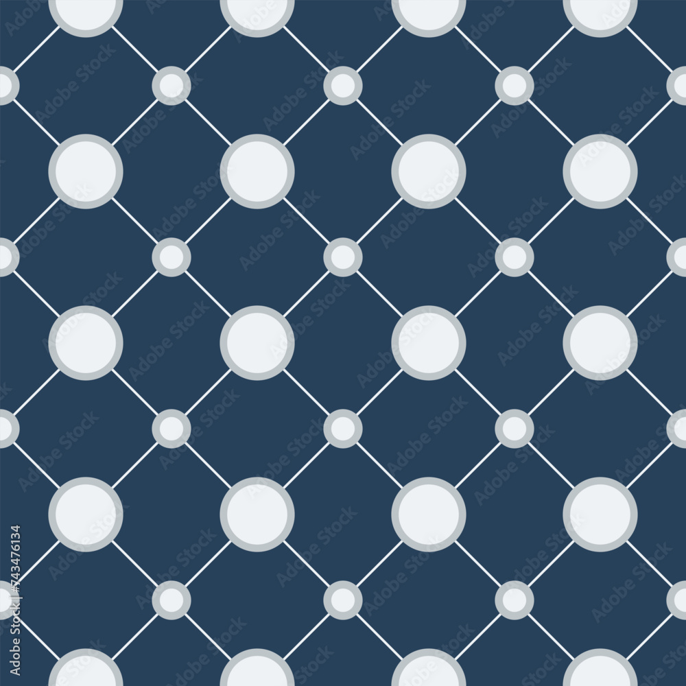 Japanese Circle Diamond Net Vector Seamless Pattern Japanese Circle Diamond Net Vector Seamless Pattern