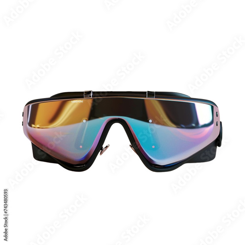 Stylish Goggles With Mirrored Lenses