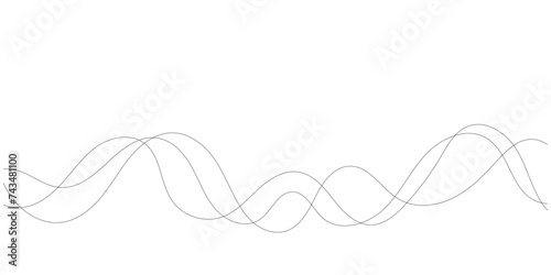 Geometric pattern with wavy stripes lines with white background.+