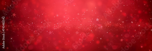 a bright red background with stars , christmas background, banner holiday