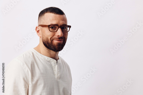 Man person smile adult attractive handsome caucasian background guy portrait white man © SHOTPRIME STUDIO