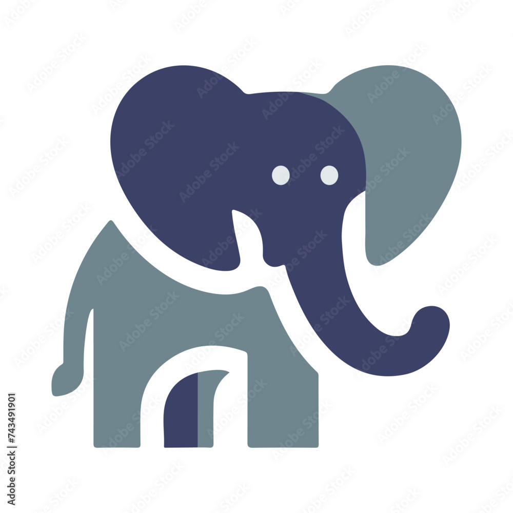 Elephant animal logo icon template 2 Elephant animal logo icon template 2