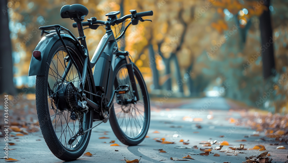bicycle in autumn