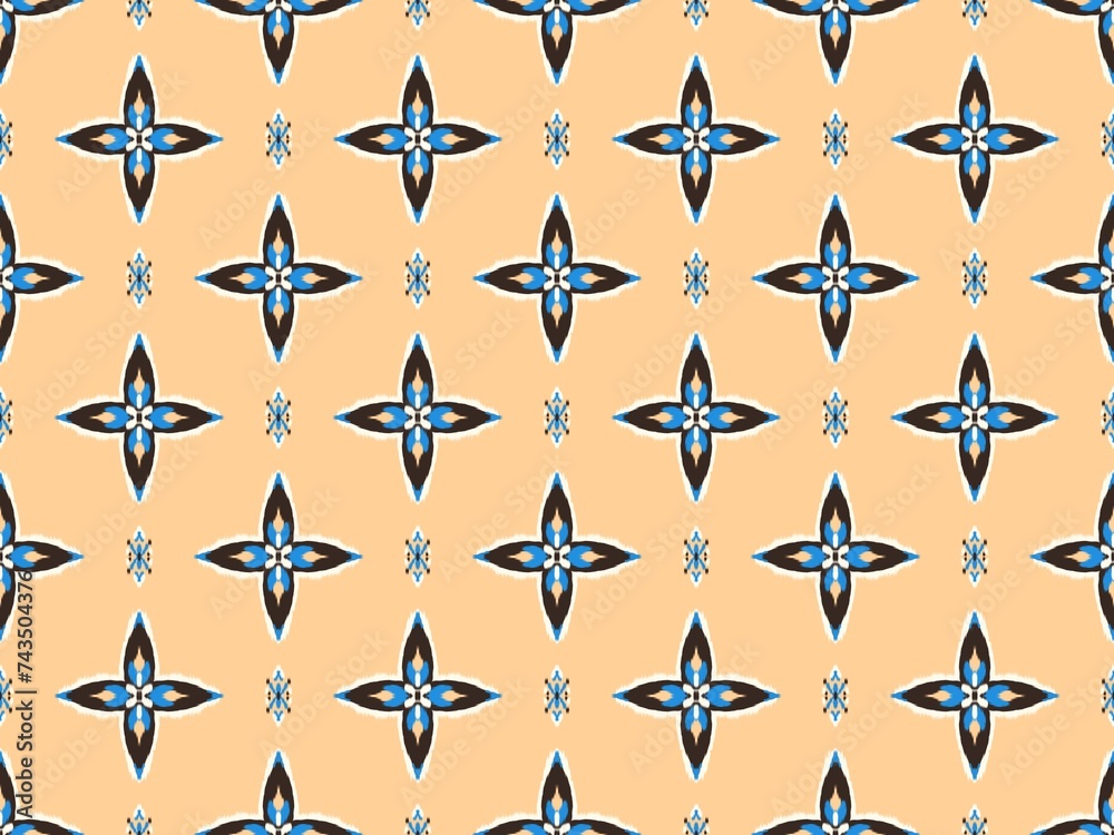 asian ikat seamless pattern traditional design illustration for background carpet clothing and home decoration asian ikat seamless pattern traditional design illustration for background carpet clothing and home decoration