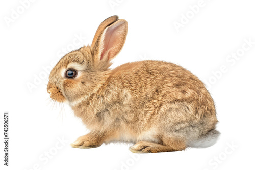 Earthy Rabbit Chronicles on Transparent Background, PNG