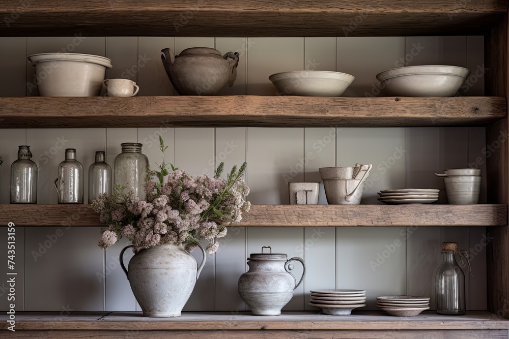 Rustic Farmhouse Style: Open Shelving Kitchen Decor Ideas with Wooden Accents Rustic Farmhouse Style: Open Shelving Kitchen Decor Ideas with Wooden Accents