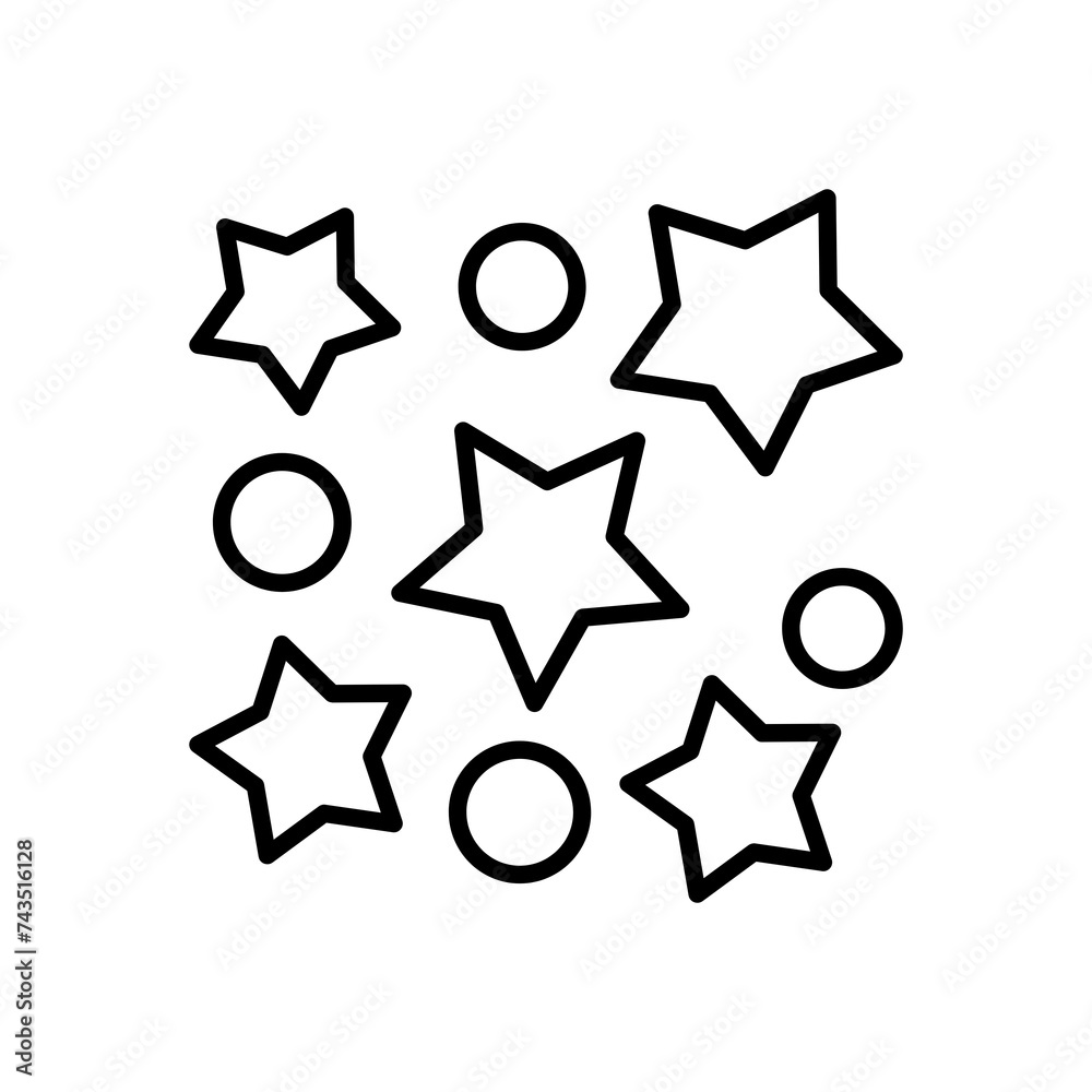 space objects icon, planet space objects icon, planet