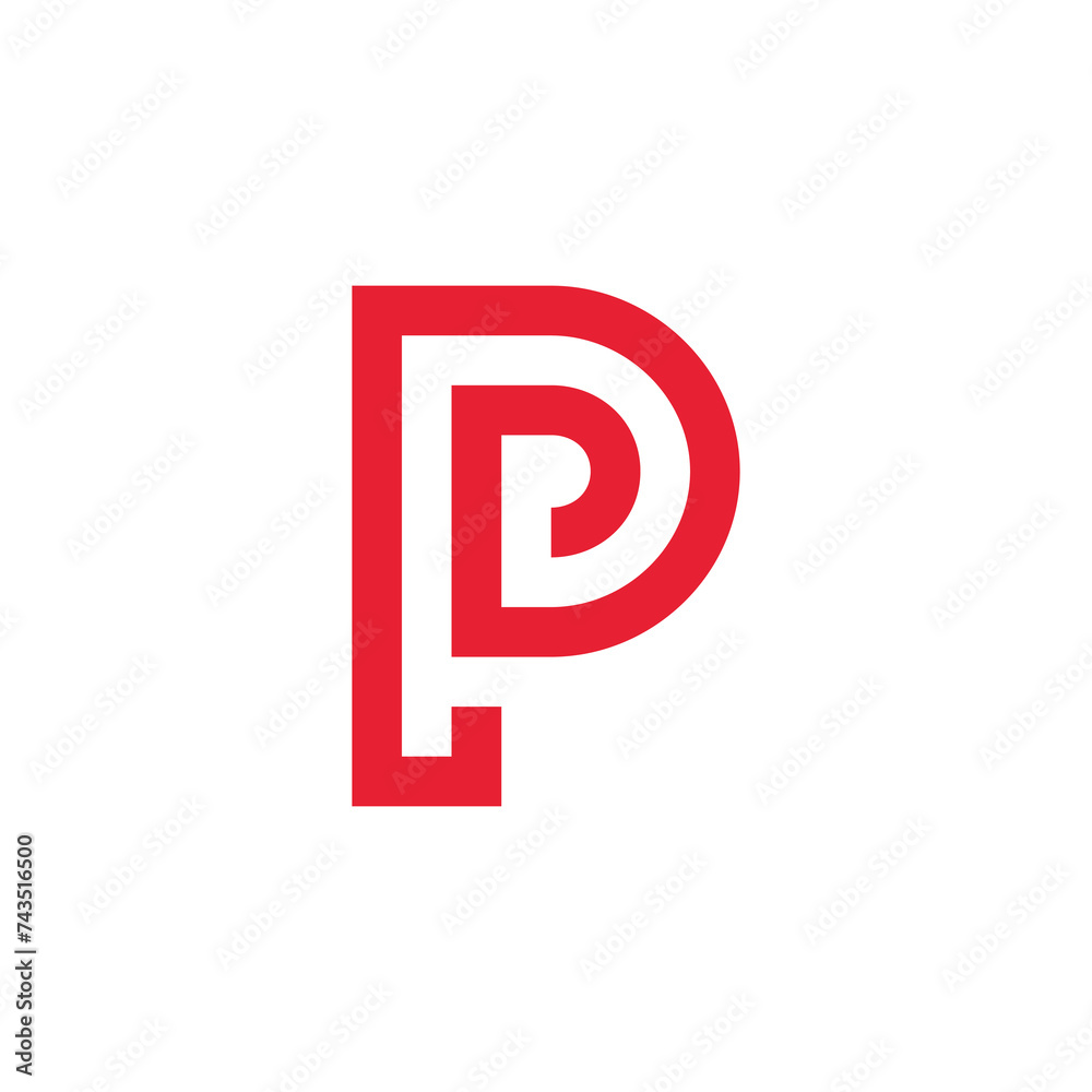 Initial Letter P PD PP DP vector logo design template Initial Letter P PD PP DP vector logo design template
