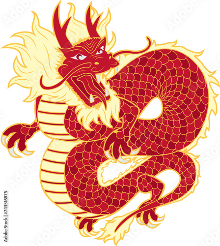 Chinese lunar dragon
