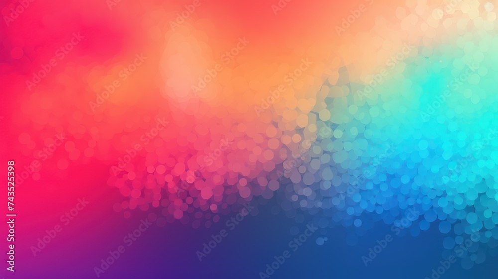 Illustration of halftone smoke effect, creating a vibrant abstract background