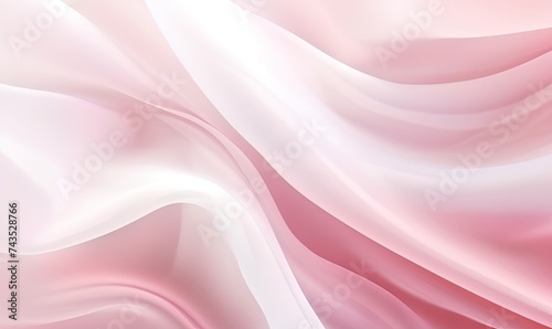 A Close-Up of a Pink and White Fabric