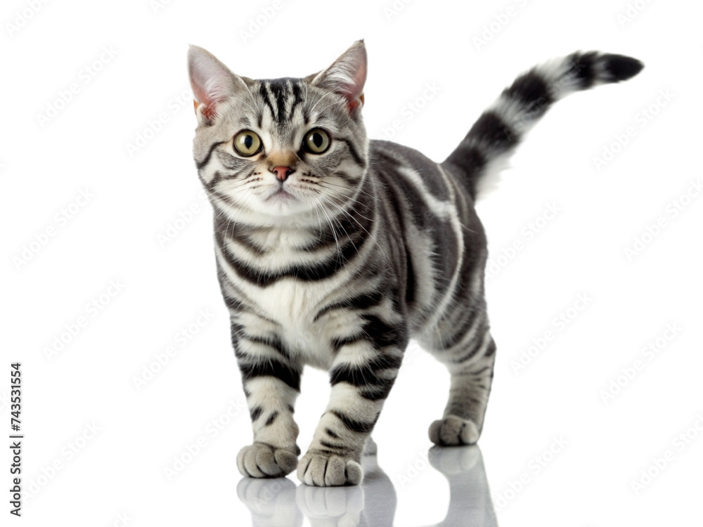 cute cat isolated white background cute cat isolated white background