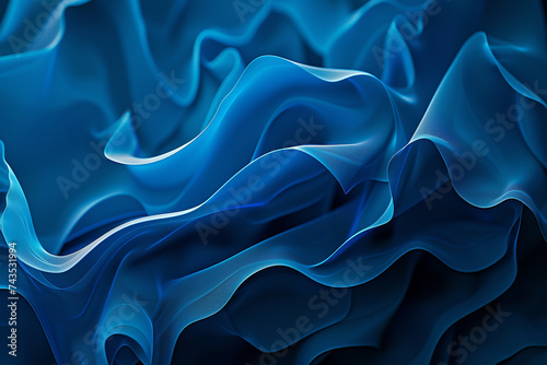 3d dark aqua blue abstract background.