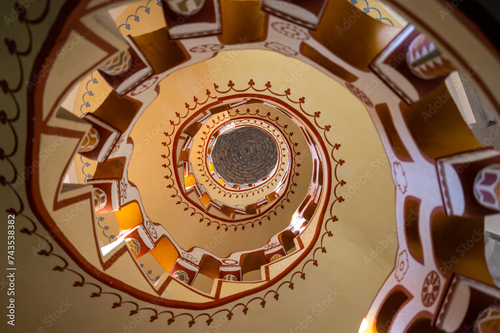 Fototapeta premium Creative stairways bottom to top