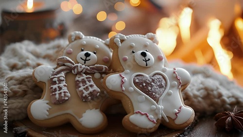 These charming cookies are perfect for snuggling up by the fire the handdecorated designs of teddy bears hearts and cozy blankets add an extra dose of warmth to your winter photo