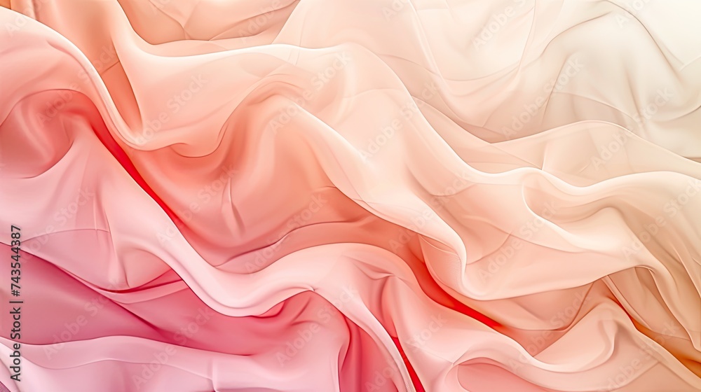 Obraz premium Peach pink gradient. Generative AI