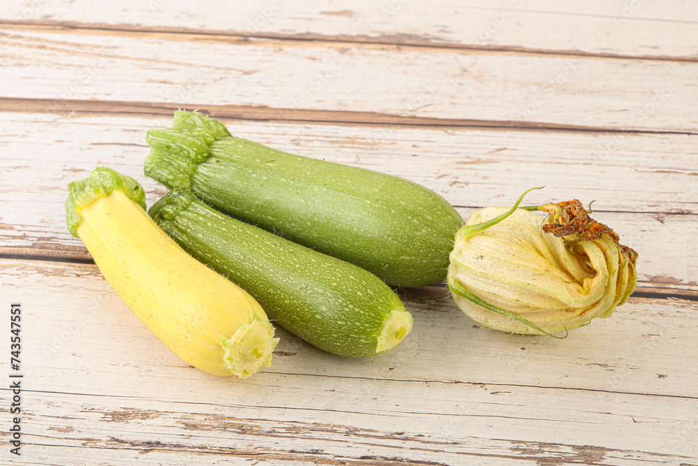 Raw baby organic zucchini heap Raw baby organic zucchini heap