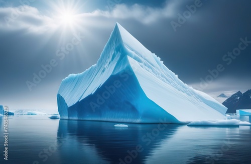 Iceberg - Hidden Danger And Global Warming Concept  © Kseniya Ananko