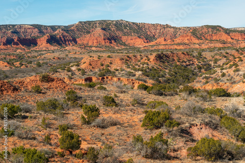 Caprock Canyons State Park, in the eastern edge of the Llano Estacado in Briscoe County, Texas