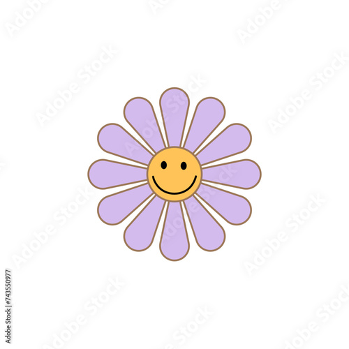 cute flower cartoon character © King