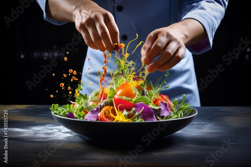 A colorful salad featuring an assortment of allergen-free ingredients, demonstrating the aesthetic appeal and culinary possibilities of New Food Restrictions photo