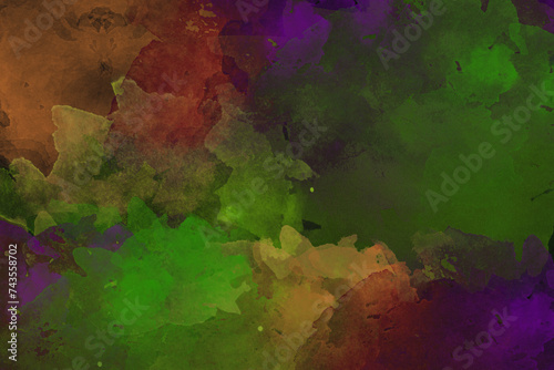 Handmade Watercolor Background. Colorful handmade watercolor backgrounds and textures. Photorealistic details and high quality.