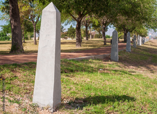 Chamizal National Memorial, the United States–Mexico international border, Texas photo