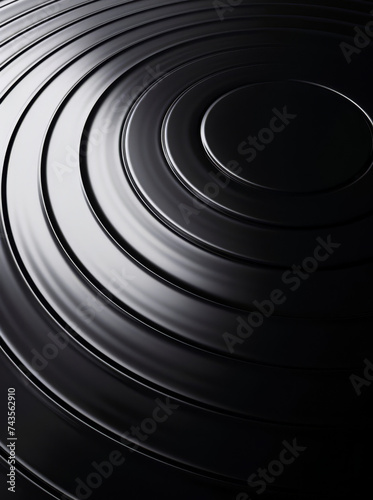 Dark abstract background with concentric ripples creating a sense of depth.