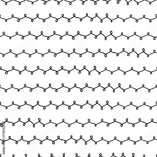 Hand drawn background, cover. Hipster doodle print. Seamless pattern