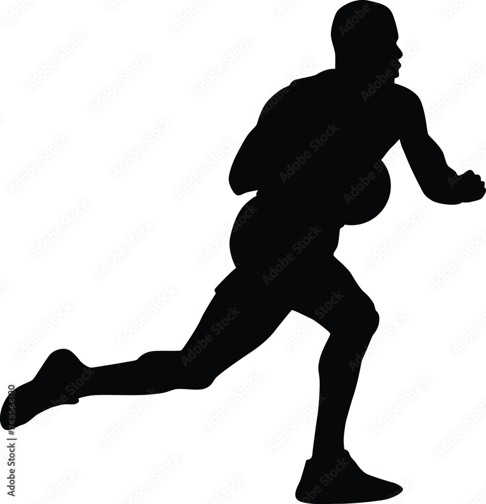 Basketball player silhouette illustration Basketball player silhouette illustration