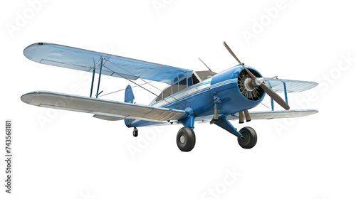 Typical airplane isolated on transparent background