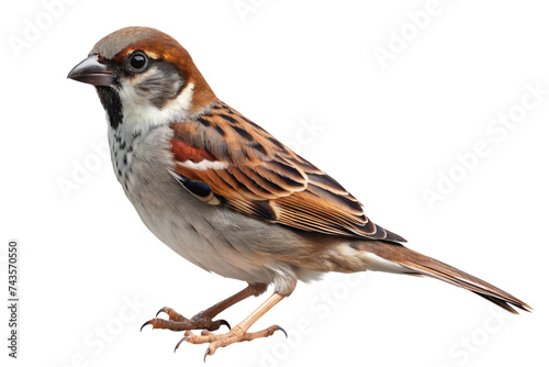 sparrow isolated on a transparent background