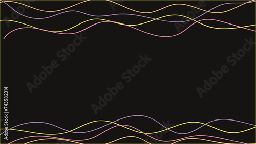 Black background with lines