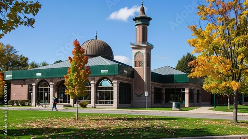 Photos of Muslim places of worship / mosques, can be used as Ramadha backgrounds photo