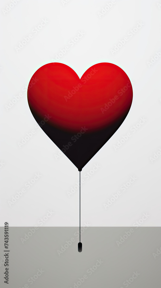 Heart-shaped Object With Long Stick