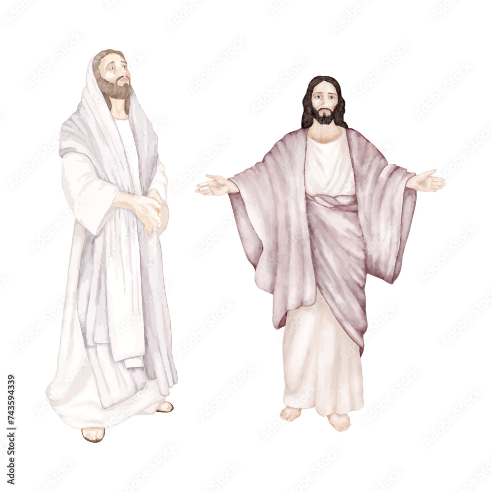 Two images of Jesus Christ