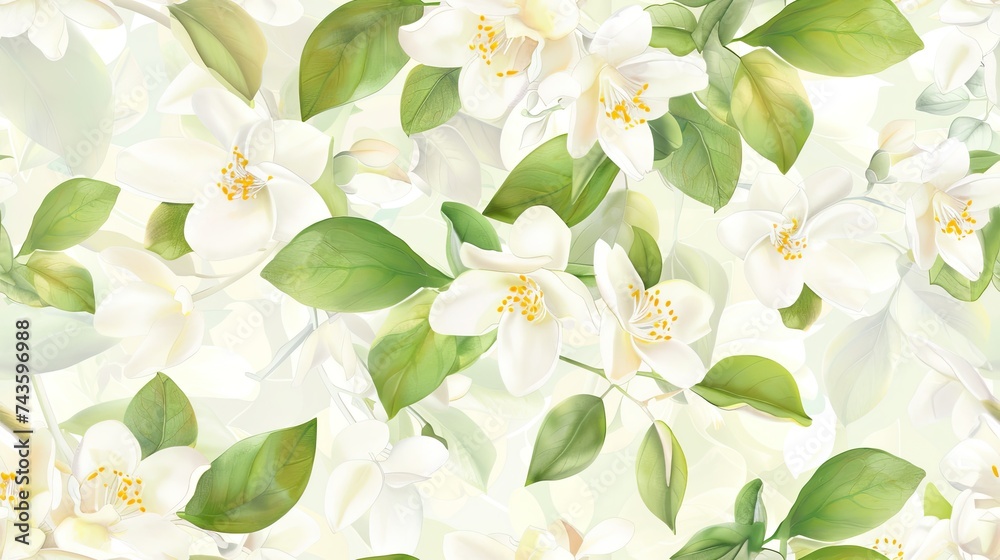 Obraz premium Light green background with soft colors